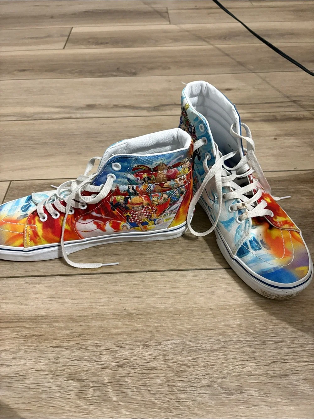 One Piece Anime Vans High-Top Sneakers